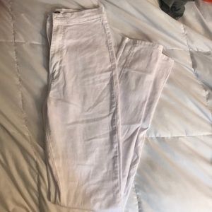 Fashion Nova Super High Waisted Skinny White Jeans
